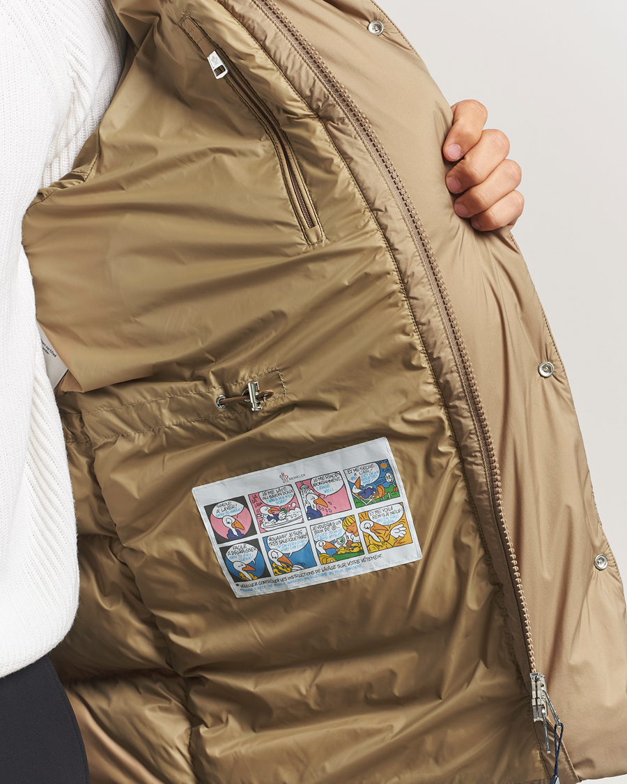 Homme | Manteaux Et Vestes | Moncler | Bretagne Down Parka Beige