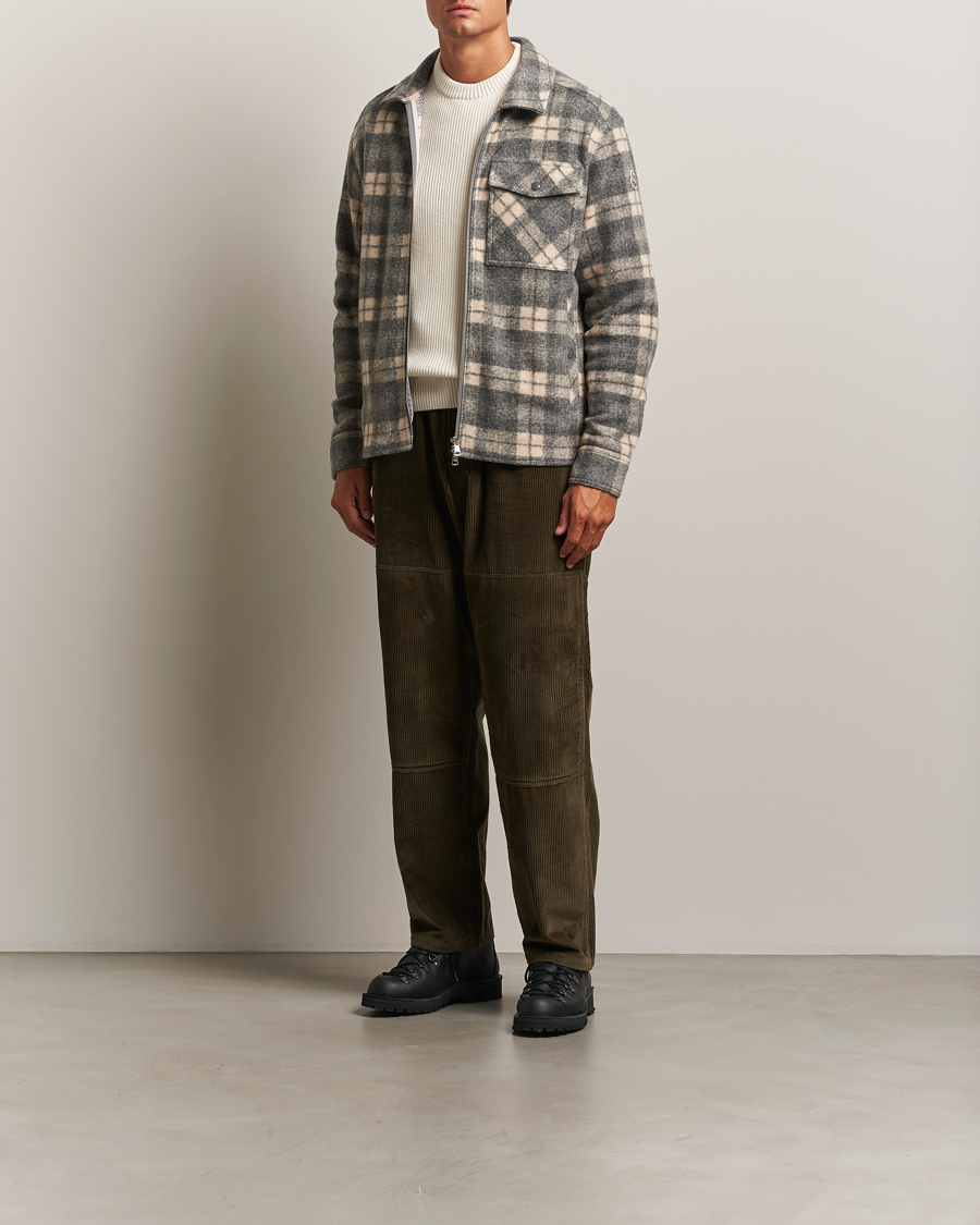 Homme | Pantalons | Moncler | Corduroy Drawstring Trousers Military