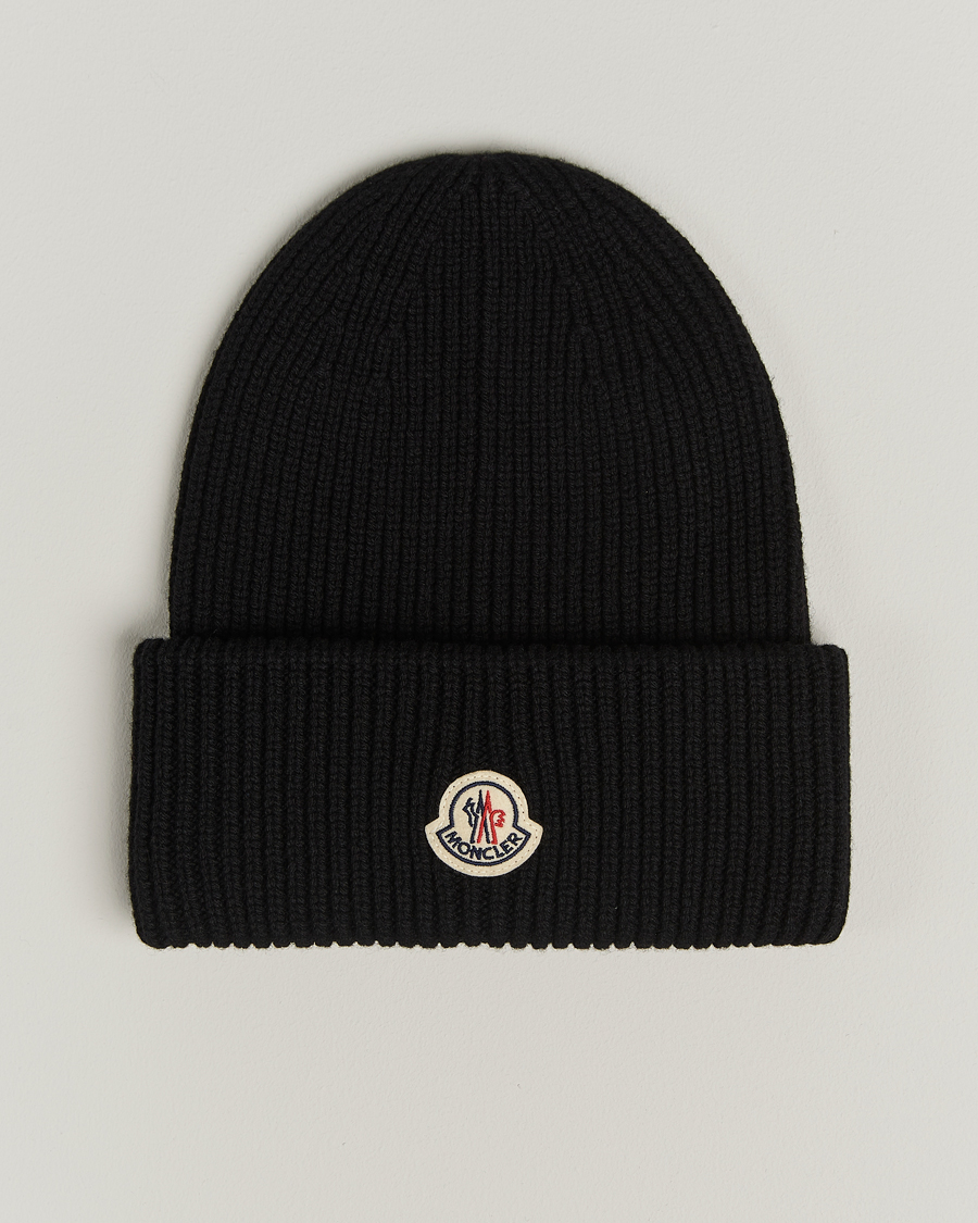 Homme | Bonnets | Moncler | Cashmere Beanie Black