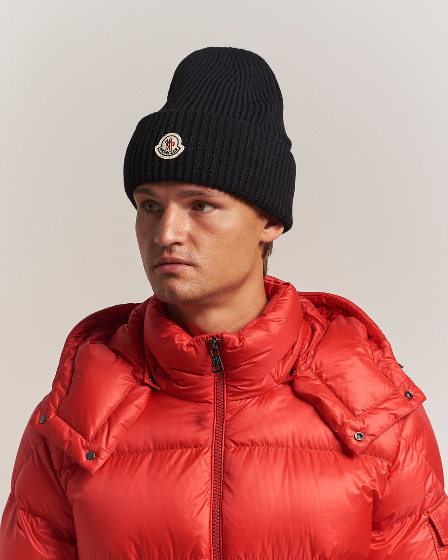 Homme | Moncler Cashmere Beanie Black | Moncler | Cashmere Beanie Black