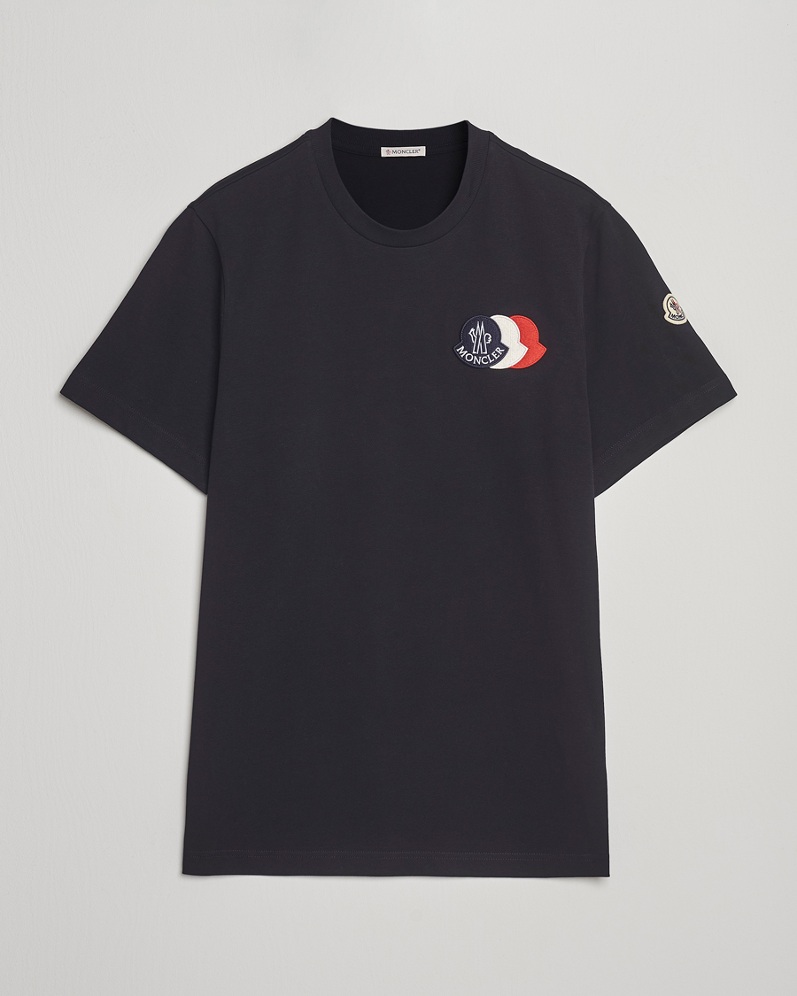 Homme | T-shirts | Moncler | Patch Logo T-Shirt Navy