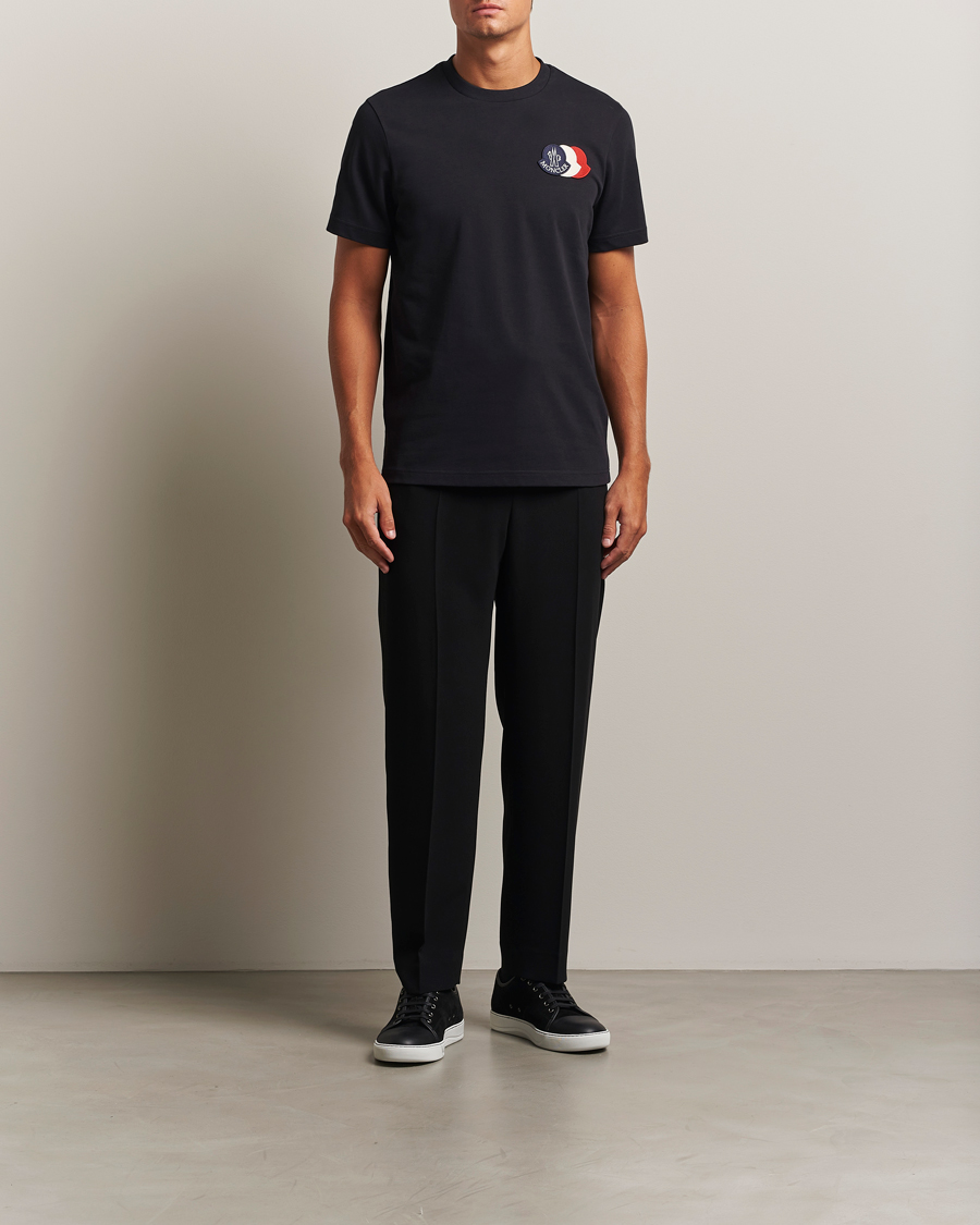 Homme | T-shirts | Moncler | Patch Logo T-Shirt Navy