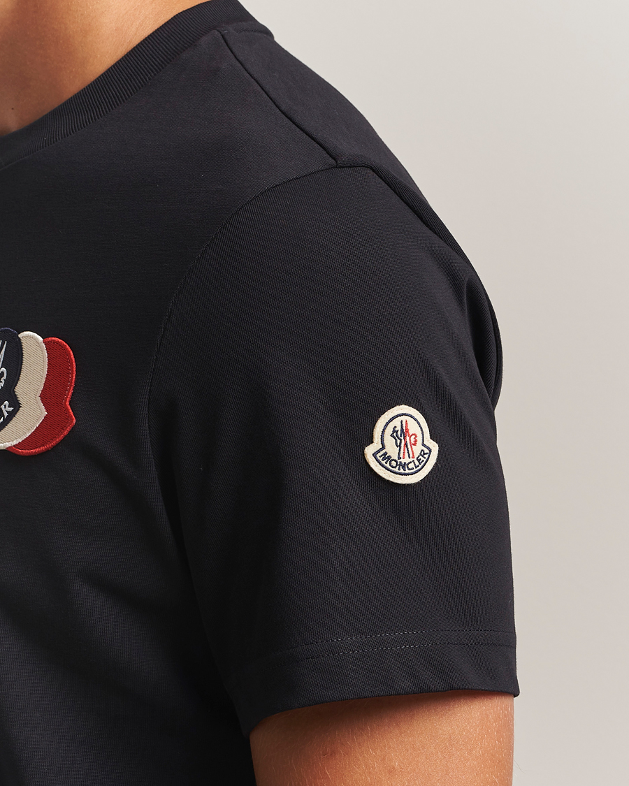 Homme | T-shirts | Moncler | Patch Logo T-Shirt Navy