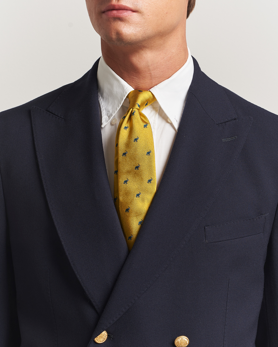 Homme | Morris Club Tie Yellow | Morris | Club Tie Yellow