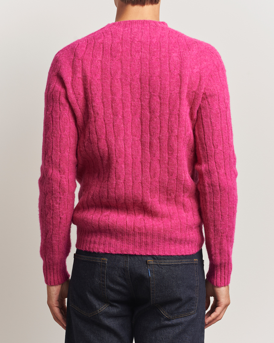Homme | Pulls Et Tricots | Morris | Brushed Cable Sweater Pink