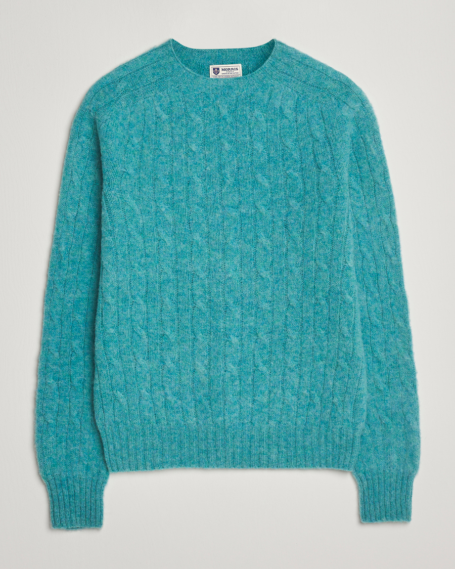Homme | Pulls Et Tricots | Morris | Brushed Cable Sweater Green