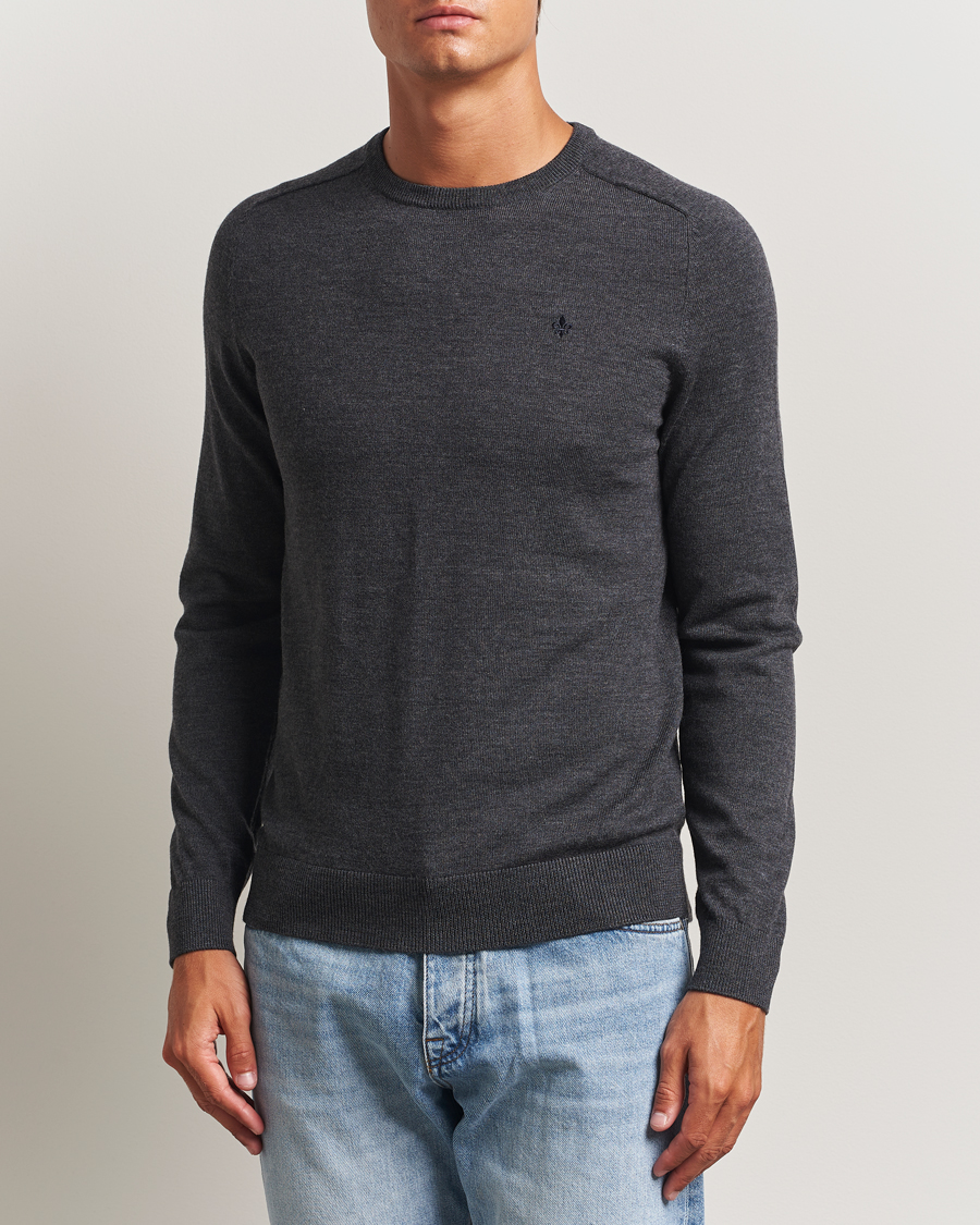 Homme | Pulls Et Tricots | Morris | Merino O-Neck Grey
