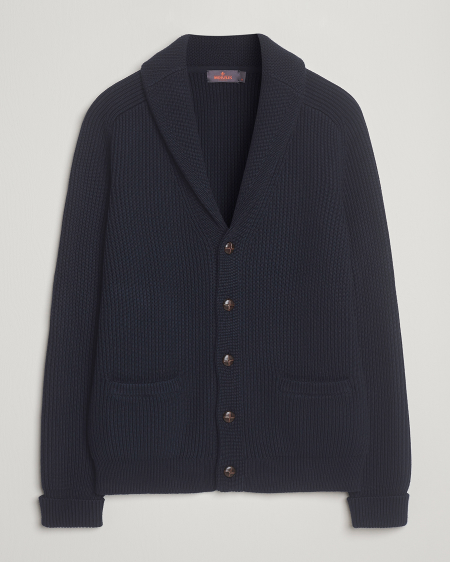 Homme | Pulls Et Tricots | Morris | Brayden Shawl Cardigan Navy