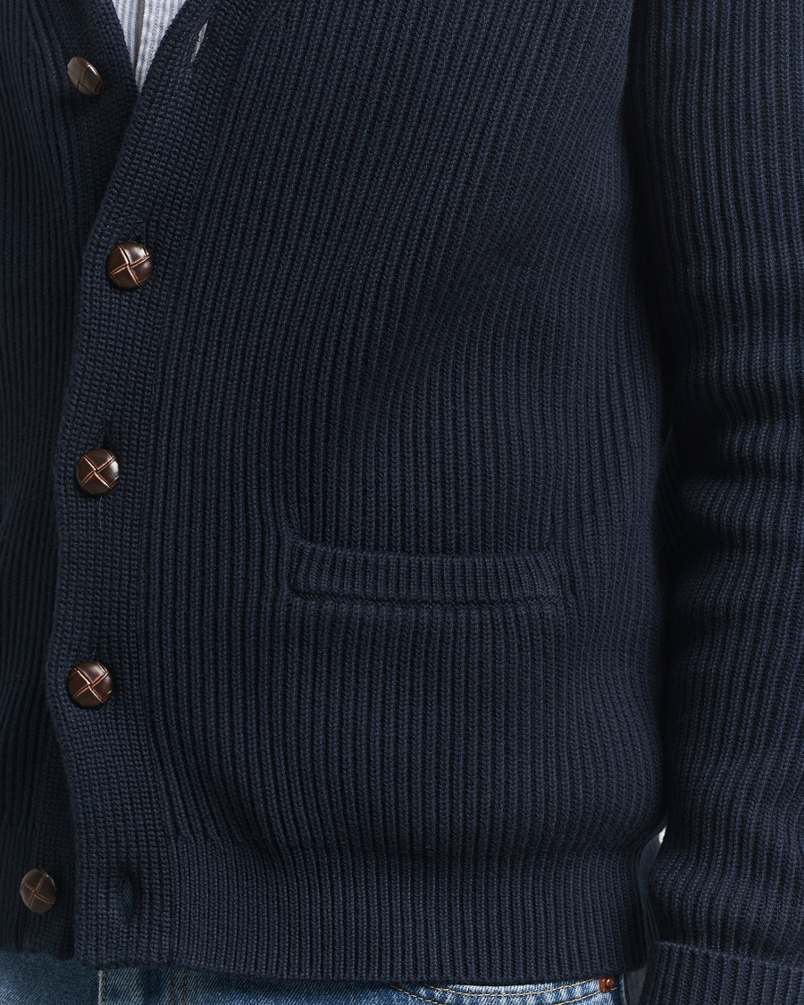 Homme | Pulls Et Tricots | Morris | Brayden Shawl Cardigan Navy