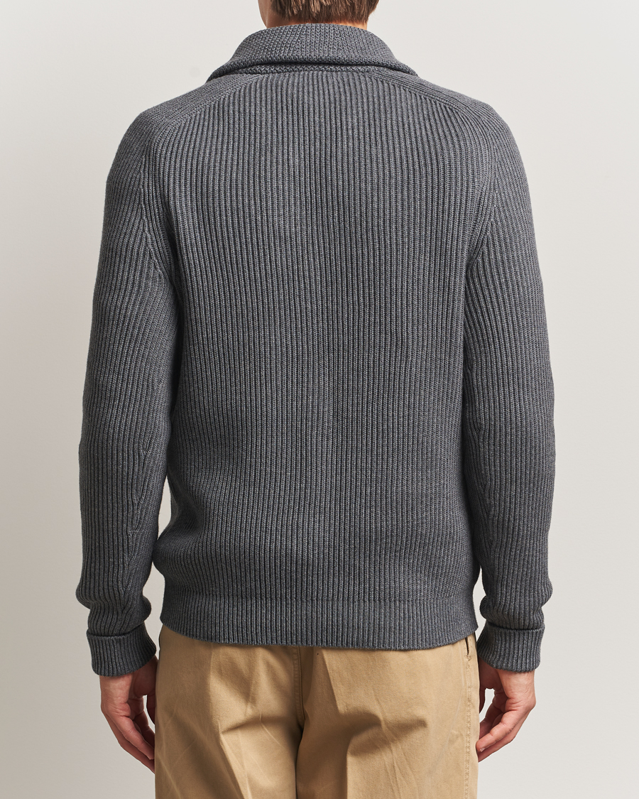Homme | Pulls Et Tricots | Morris | Brayden Shawl Cardigan Grey