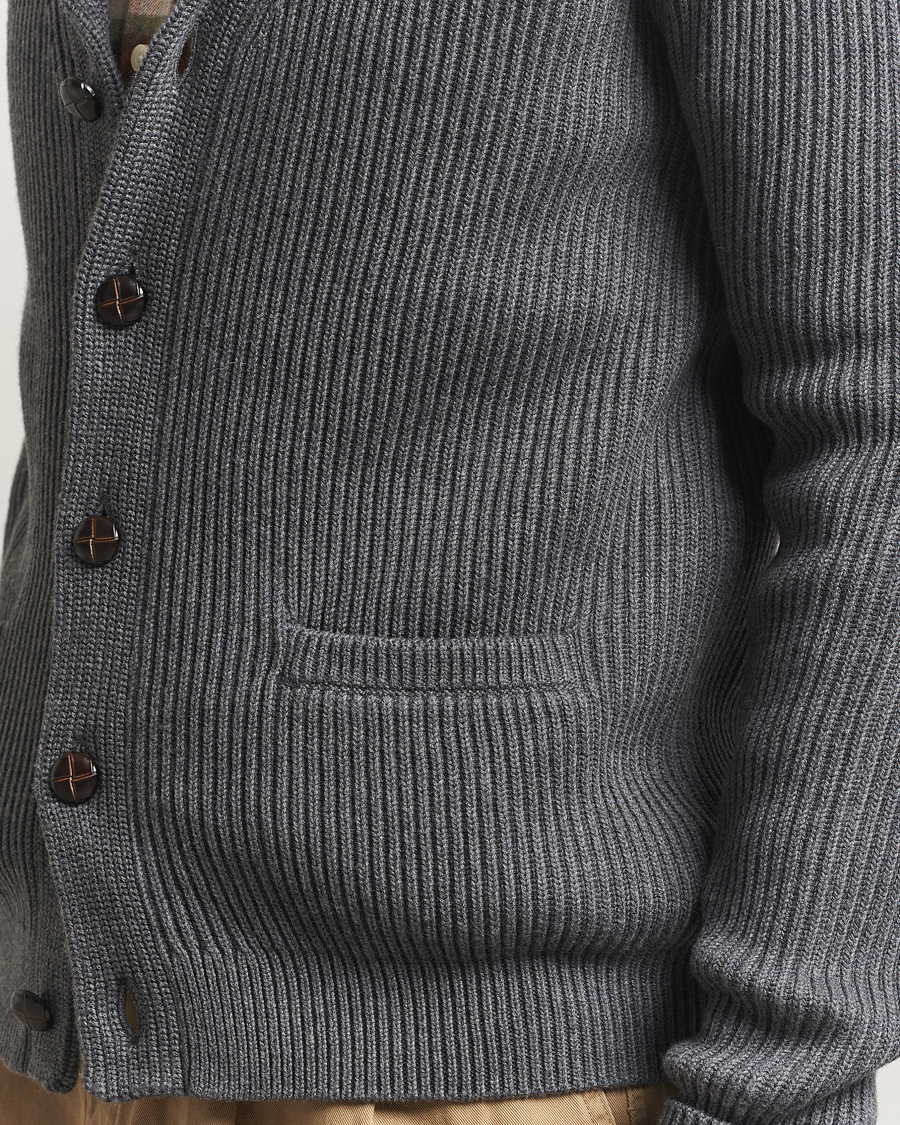 Homme | Pulls Et Tricots | Morris | Brayden Shawl Cardigan Grey