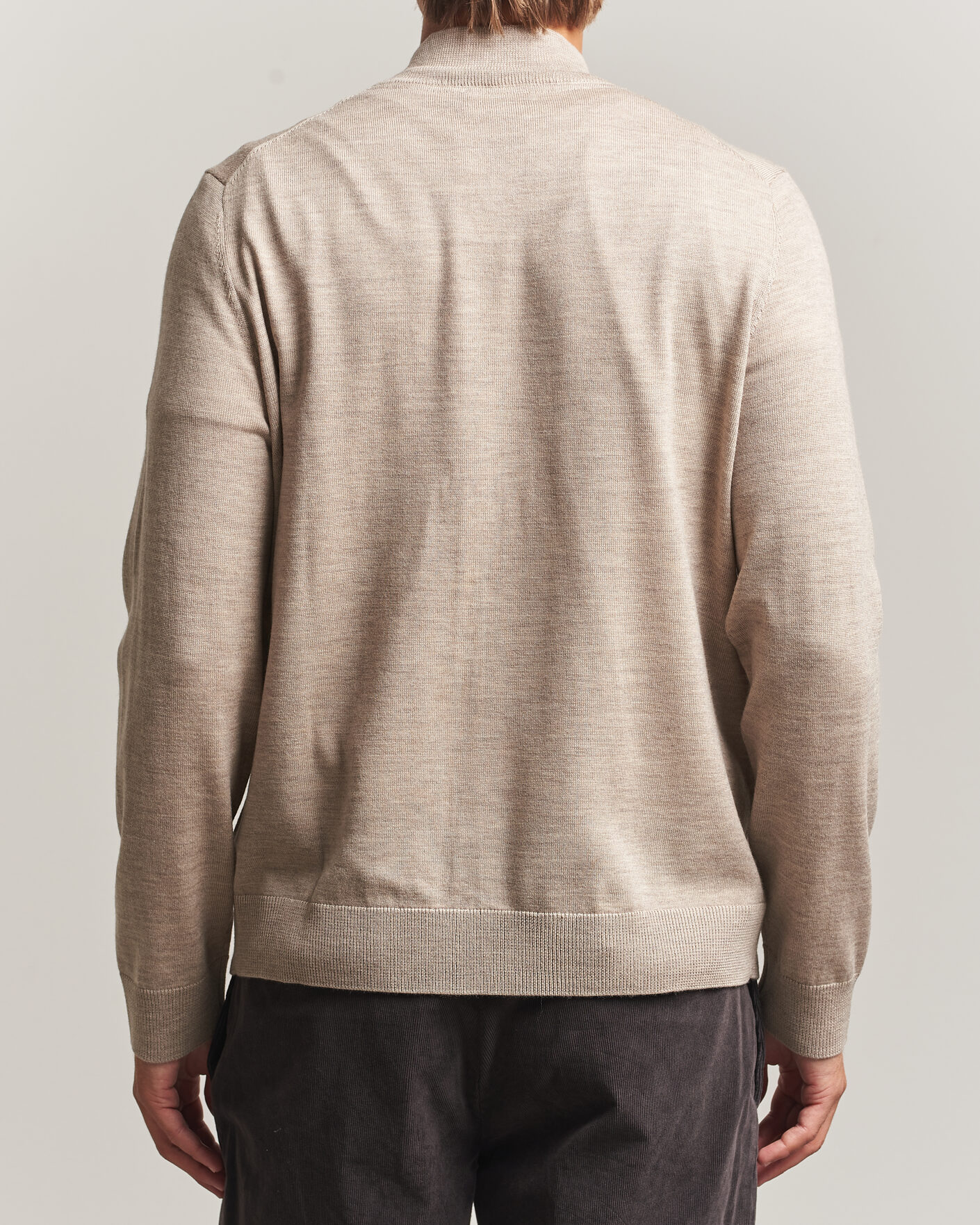 Homme | Pulls Et Tricots | Morris | Merino Full Zip Cardigan Khaki