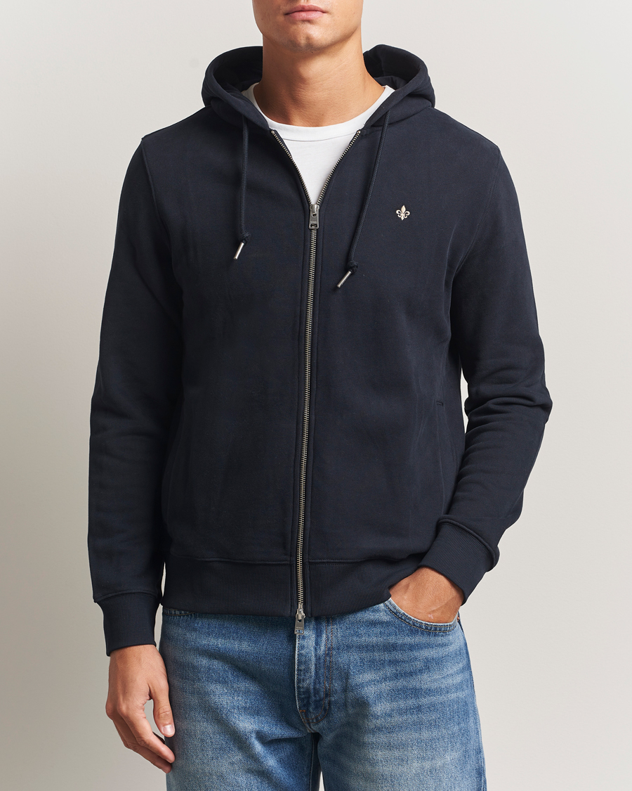 Homme | Pulls Et Tricots | Morris | Brandon Lily Full Zip Hoodie Old Blue
