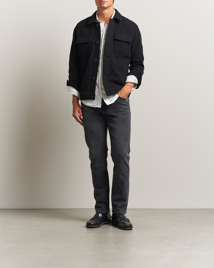 Homme | Jeans | Jeanerica | TM005 Tapered Jeans Black Overdye