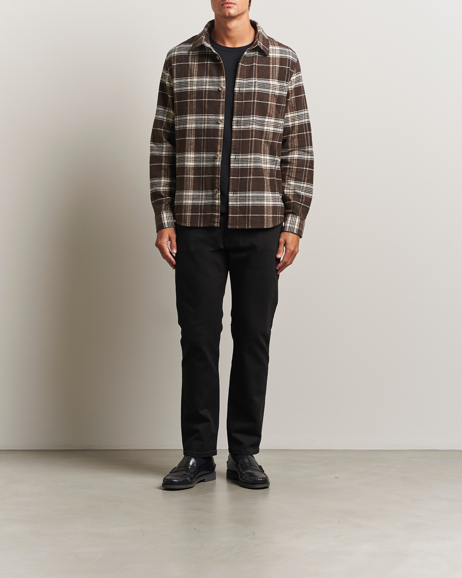 Homme | Pantalons | Jeanerica | TM005 Tapered Jeans Rinse Stay Black