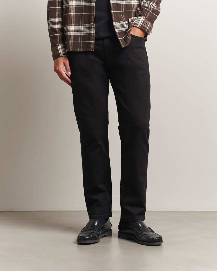 Homme | Pantalons | Jeanerica | TM005 Tapered Jeans Rinse Stay Black