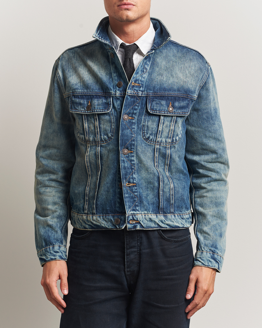 Homme | Manteaux Et Vestes | Jeanerica | Alex Denim Jacket Vintage Blue