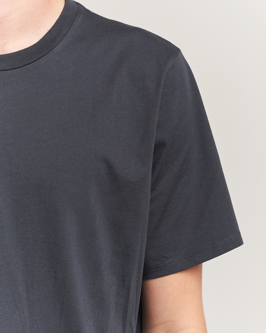Homme | T-shirts | Jeanerica | Delon Crew Neck T-Shirt Blue Grey