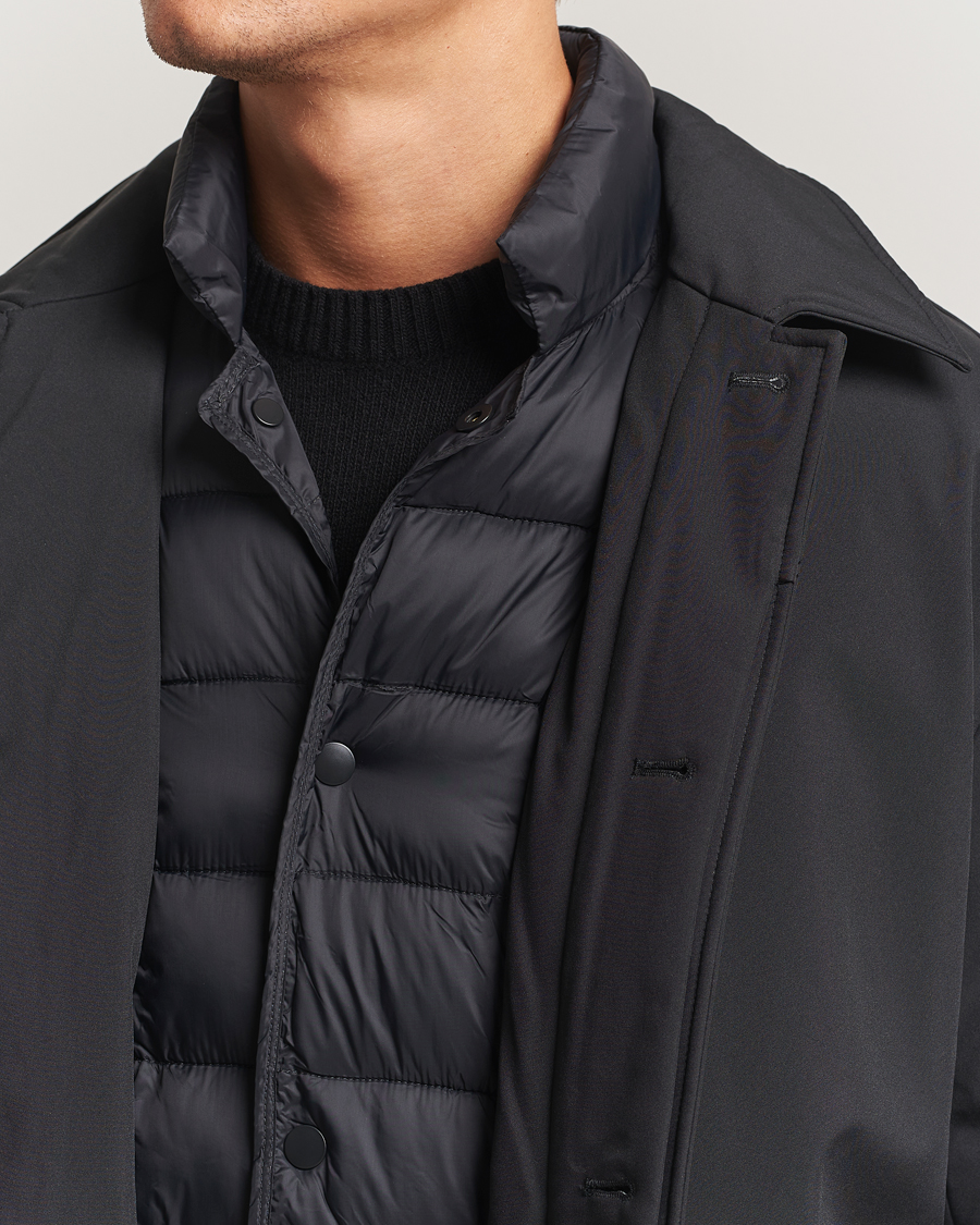 Homme | Manteaux Et Vestes | KnowledgeCotton Apparel | Climateshell Padded Carcoat Black
