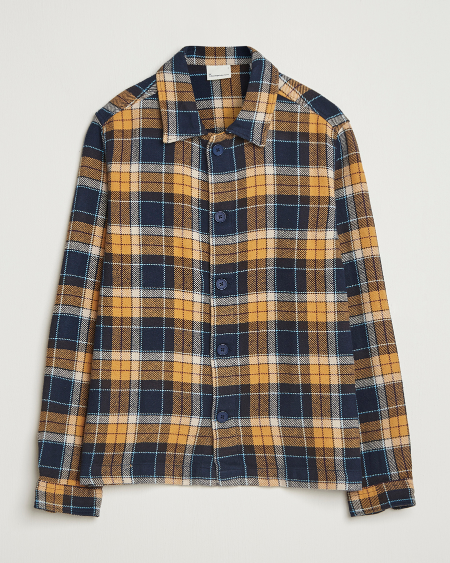 Homme | Chemises | KnowledgeCotton Apparel | Big Check Overshirt Multi
