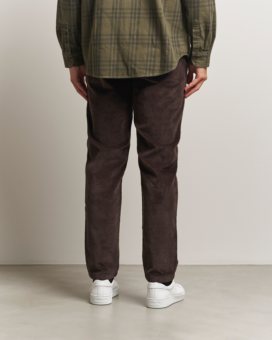 Homme | Pantalons | KnowledgeCotton Apparel | Chuck Regular Cord Trousers Chocolate