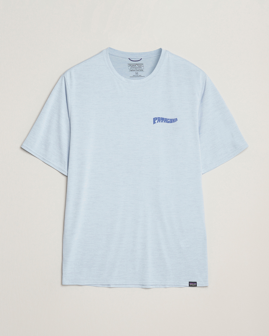 Homme | T-shirts | Patagonia | Cap Cool Daily Graphic T-Shirt Fleck Blue
