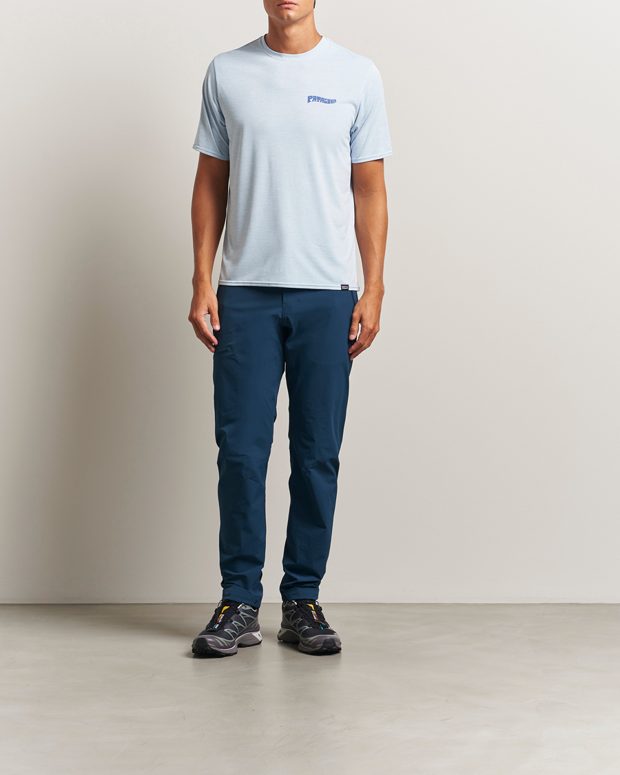 Homme | T-shirts | Patagonia | Cap Cool Daily Graphic T-Shirt Fleck Blue