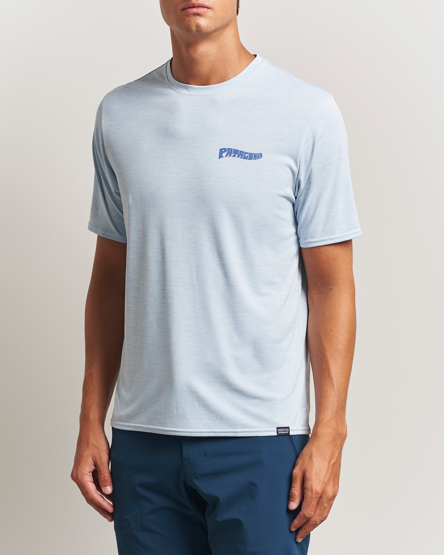 Homme | T-shirts | Patagonia | Cap Cool Daily Graphic T-Shirt Fleck Blue