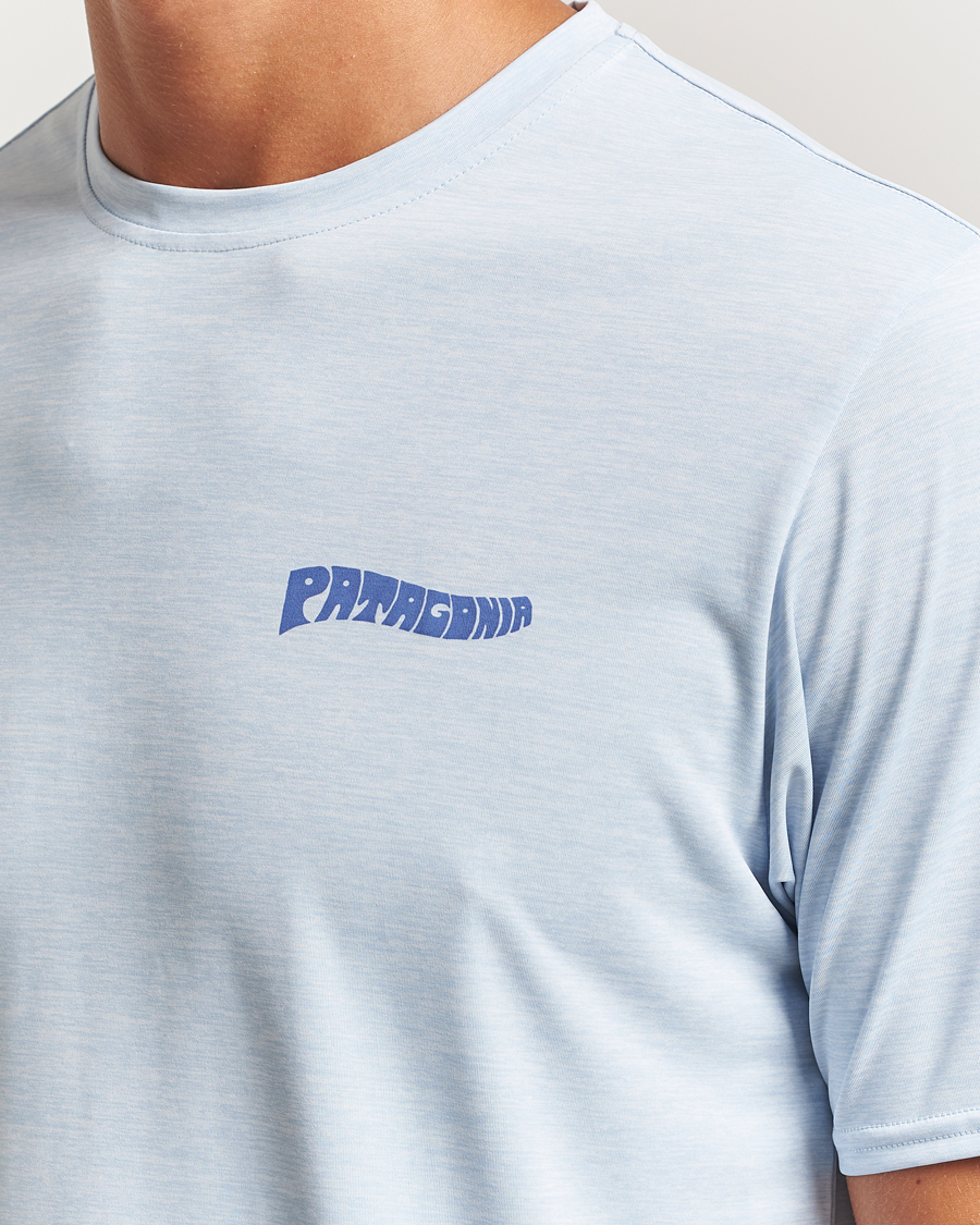Homme | T-shirts | Patagonia | Cap Cool Daily Graphic T-Shirt Fleck Blue