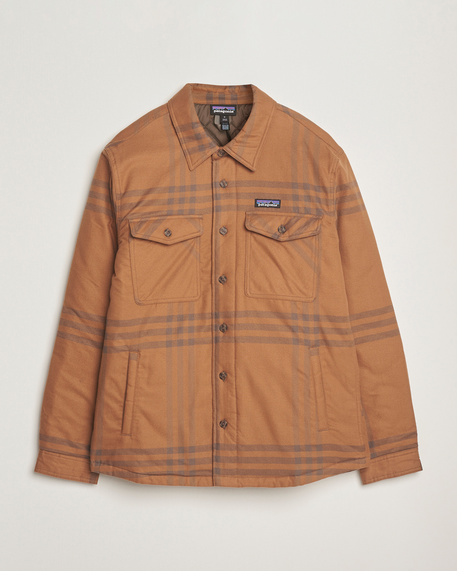 Homme | Chemises | Patagonia | Lightweigt Insulated Fjord Flannel Shirt Deer Brown