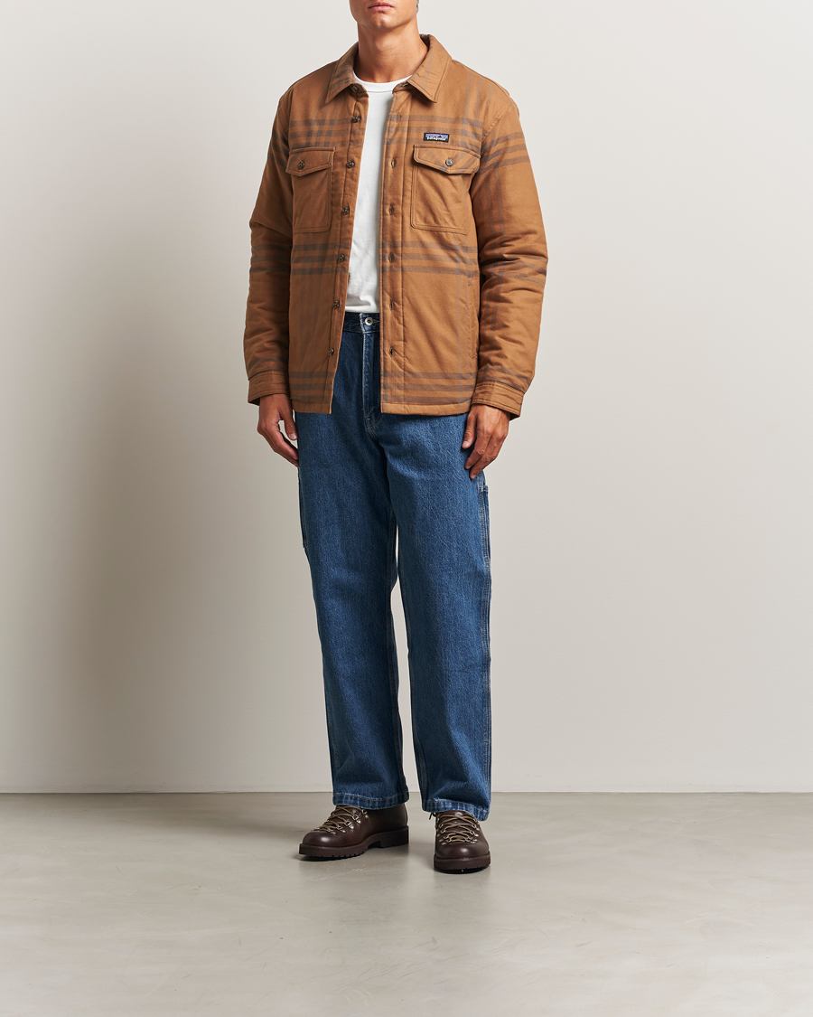 Homme | Chemises | Patagonia | Lightweigt Insulated Fjord Flannel Shirt Deer Brown