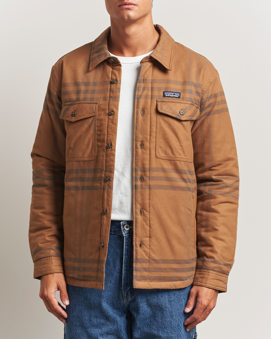 Homme | Chemises | Patagonia | Lightweigt Insulated Fjord Flannel Shirt Deer Brown