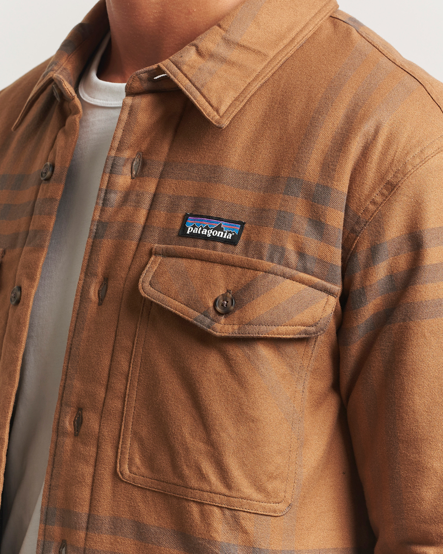 Homme | Chemises | Patagonia | Lightweigt Insulated Fjord Flannel Shirt Deer Brown