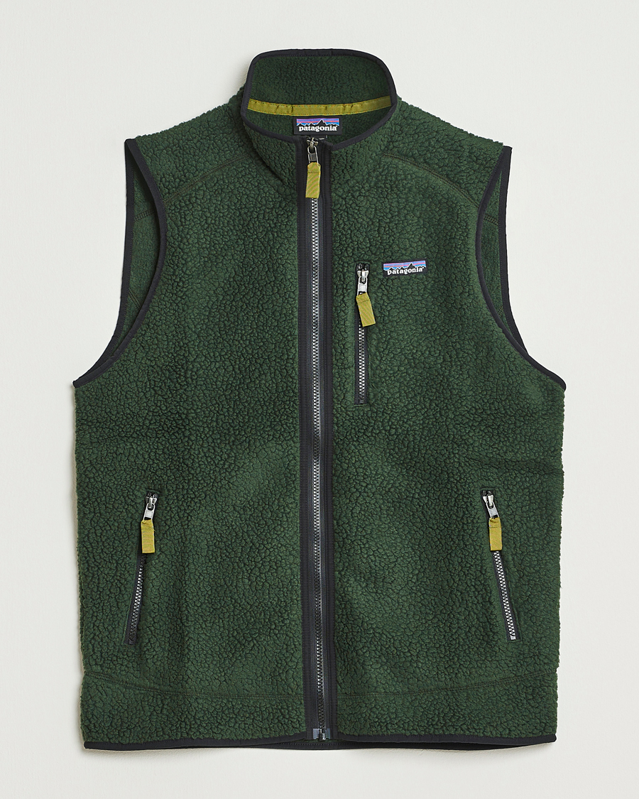 Homme | Pulls Et Tricots | Patagonia | Retro Pile Vest Old Growth Green