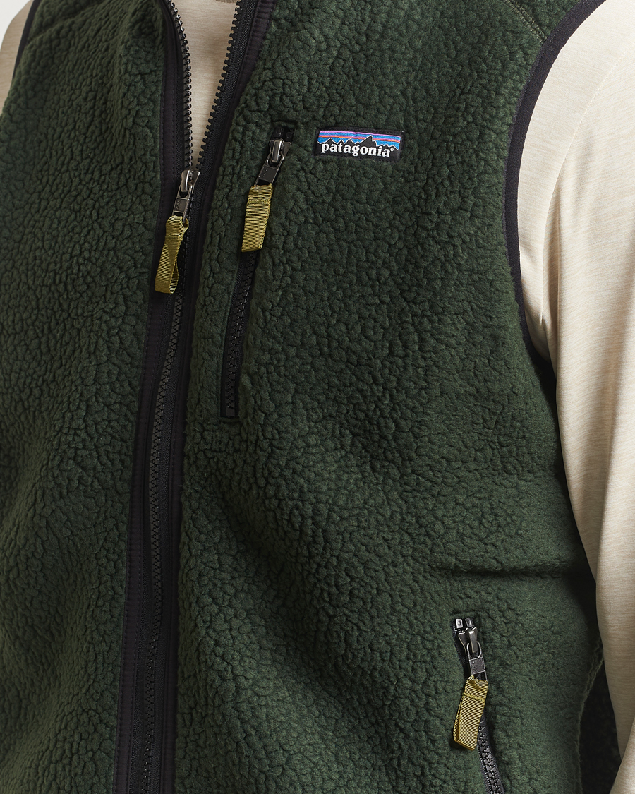 Homme | Pulls Et Tricots | Patagonia | Retro Pile Vest Old Growth Green