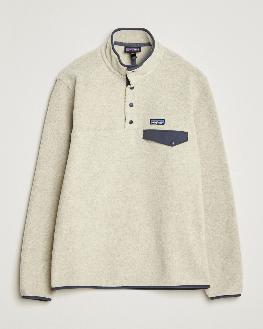 Homme | Pulls Et Tricots | Patagonia | Synch Snap T Half Zip Fleece Oatmeal Heather