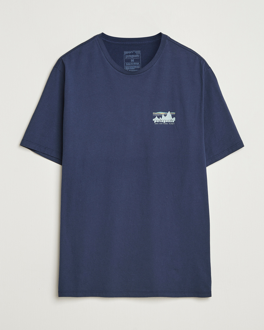 Homme | T-shirts | Patagonia | 73 Skyline Organic T-Shirt New Navy