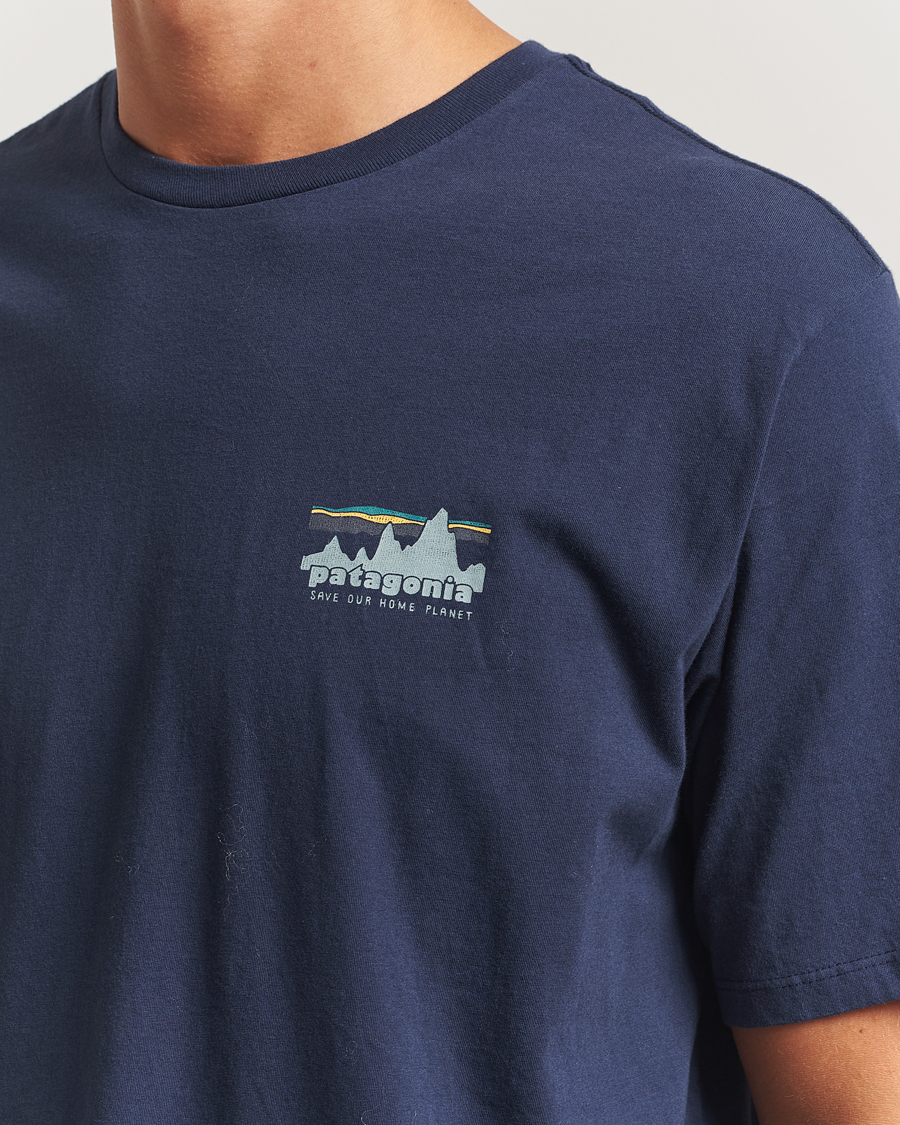 Homme | T-shirts | Patagonia | 73 Skyline Organic T-Shirt New Navy