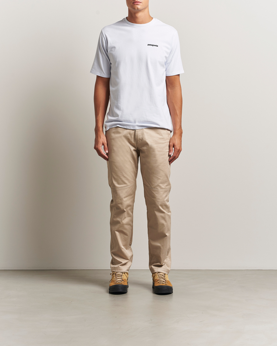 Homme | T-shirts | Patagonia | P-6 Logo T-Shirt White