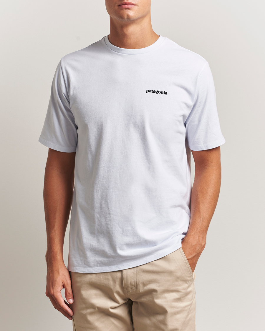 Homme | T-shirts | Patagonia | P-6 Logo T-Shirt White