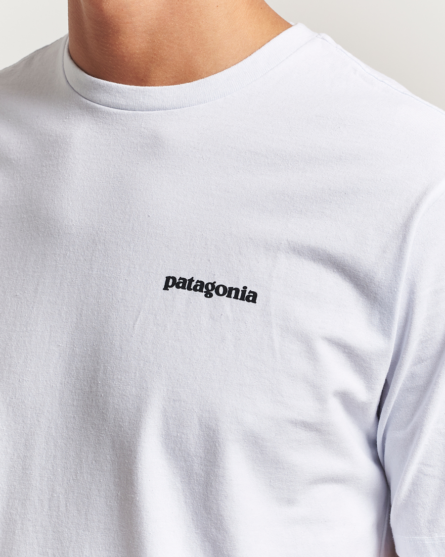 Homme | T-shirts | Patagonia | P-6 Logo T-Shirt White