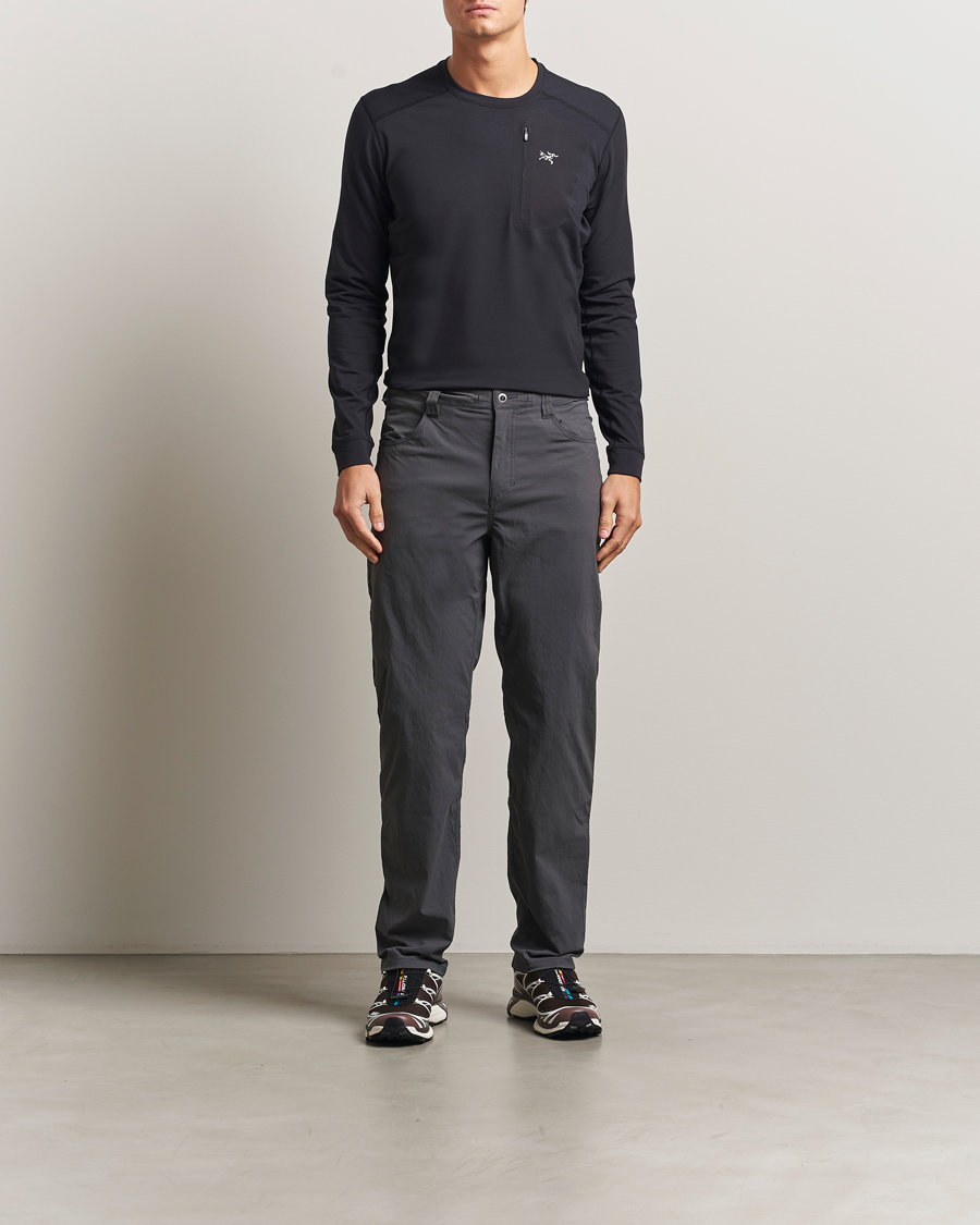 Homme | Pulls Et Tricots | Arc'teryx | Rho Baselayer Crew Neck Black