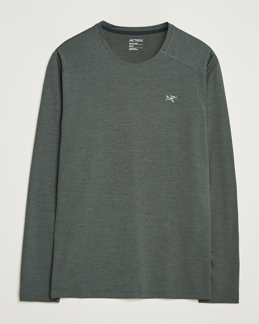Homme | T-shirts | Arc'teryx | Cormac Long Sleeve T-Shirt Black Heather