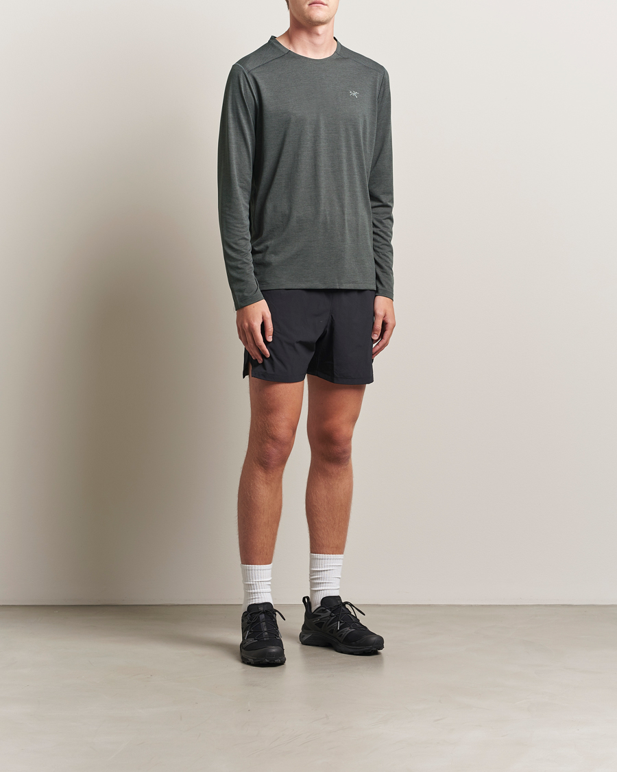 Homme | T-shirts | Arc'teryx | Cormac Long Sleeve T-Shirt Black Heather