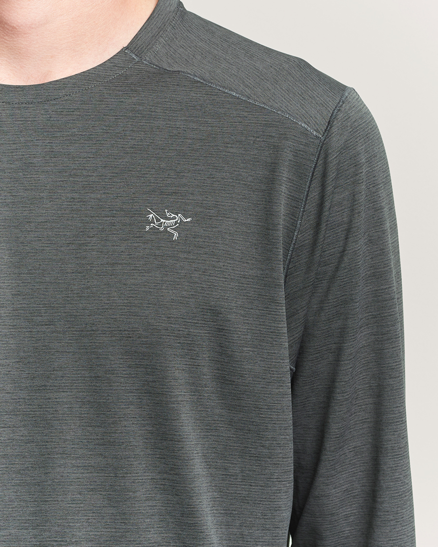 Homme | T-shirts | Arc'teryx | Cormac Long Sleeve T-Shirt Black Heather