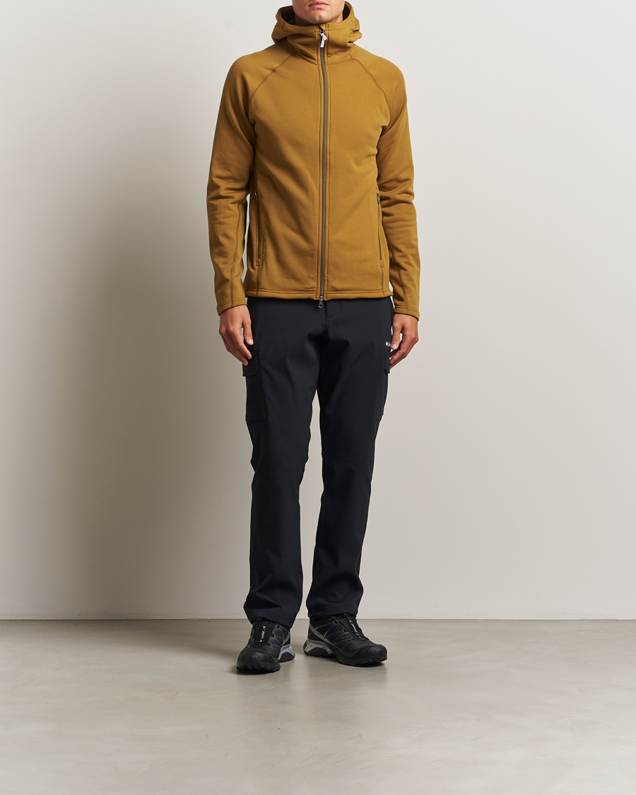 Homme | Pulls Et Tricots | Houdini | Power Up Houdi Greenish Gold