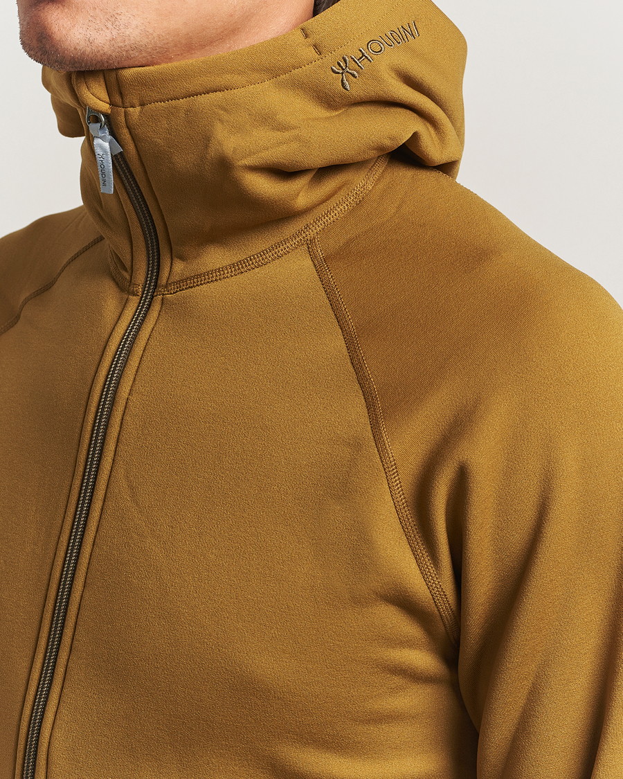 Homme | Pulls Et Tricots | Houdini | Power Up Houdi Greenish Gold