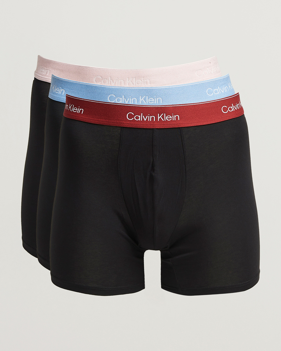 Homme | Sous-Vêtements Et Chaussettes | Calvin Klein | 3-Pack Icon Cotton Stretch Boxer Brief Black