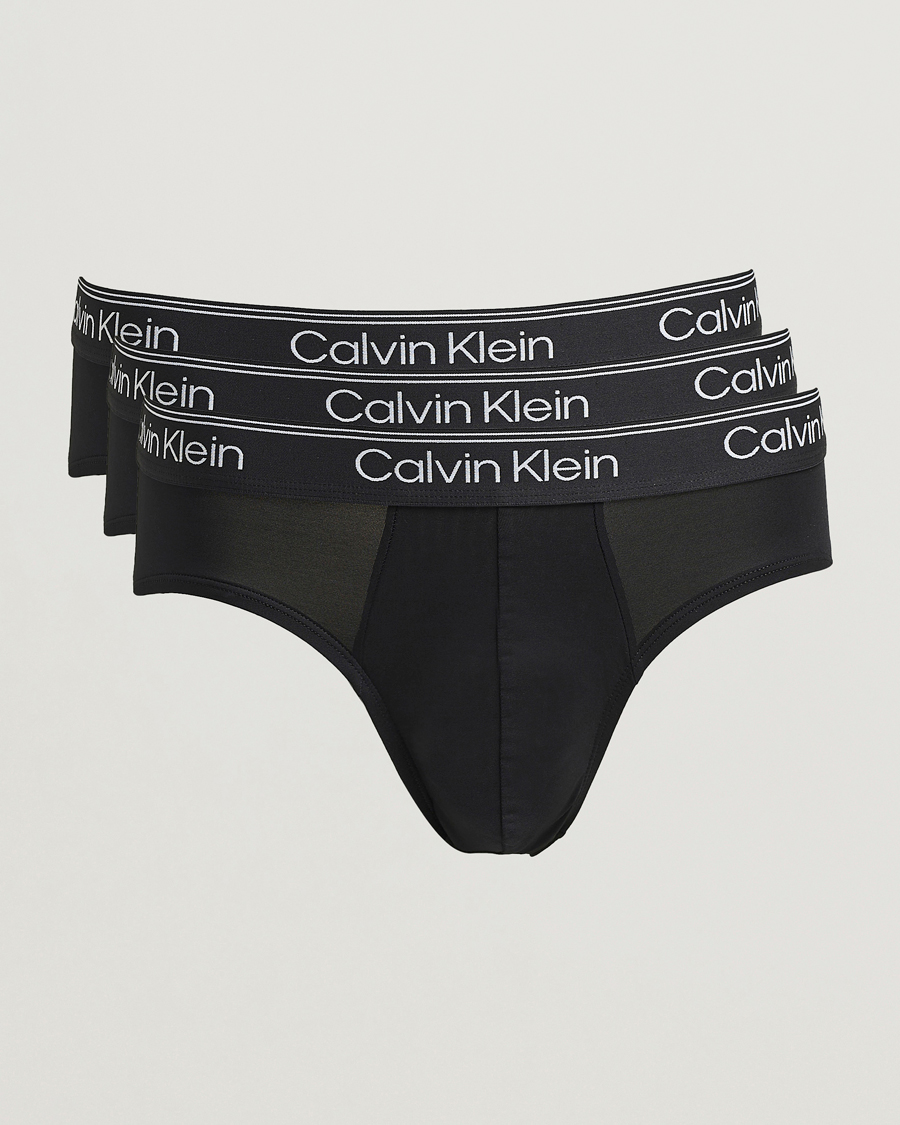 Homme | Sous-Vêtements Et Chaussettes | Calvin Klein | 3-Pack Micro Stretch Hip Brief Black