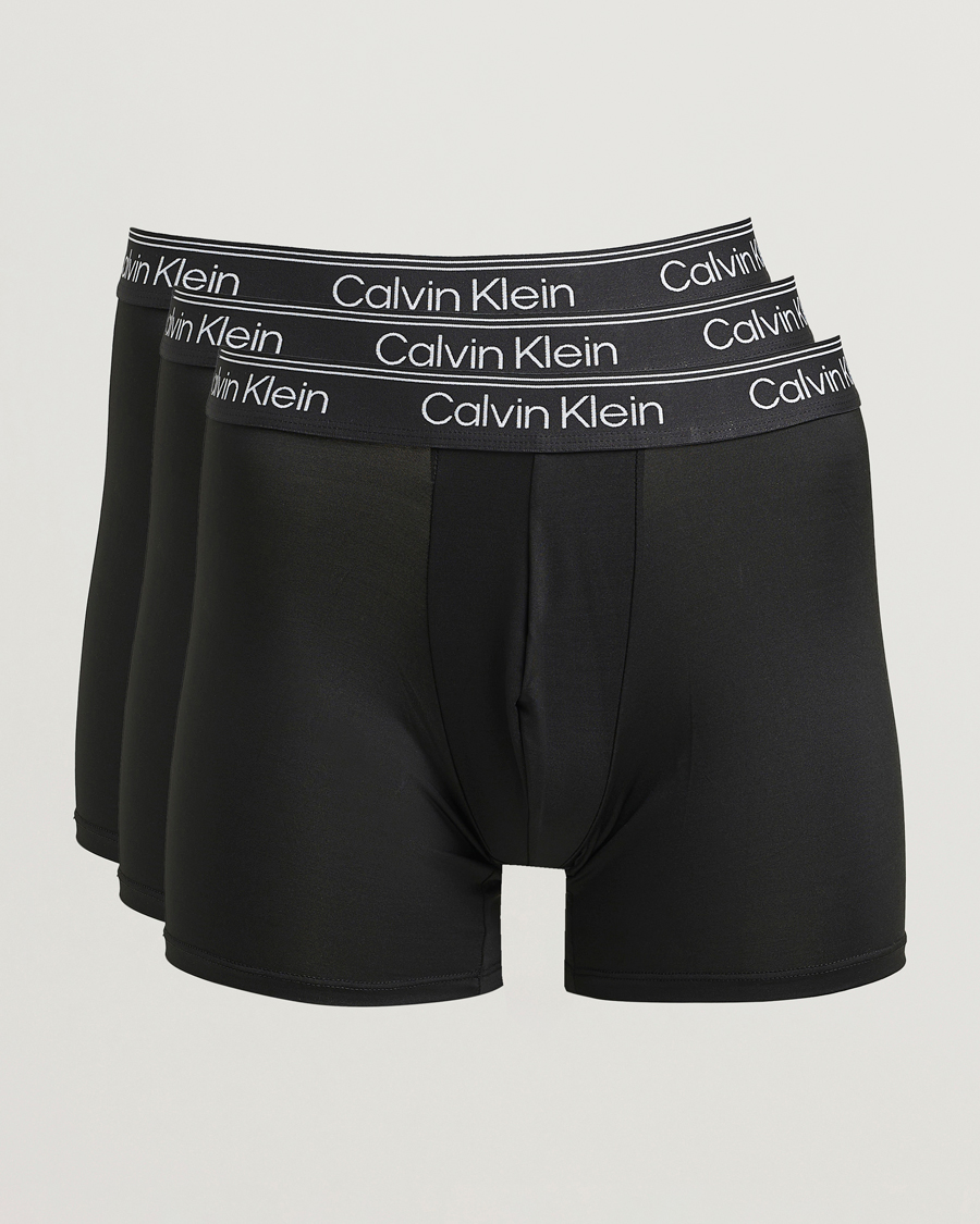Homme | Sous-Vêtements Et Chaussettes | Calvin Klein | 3-Pack Micro Stretch Boxer Brief Black